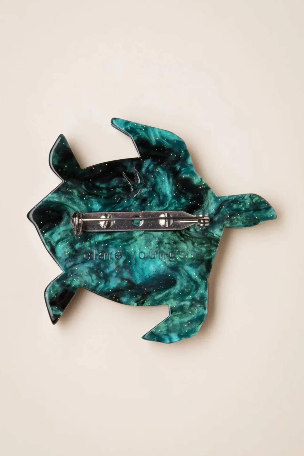 A Turtle Named Groar Broche