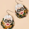 Adorned In Feathers Iris Drop Oorbellen