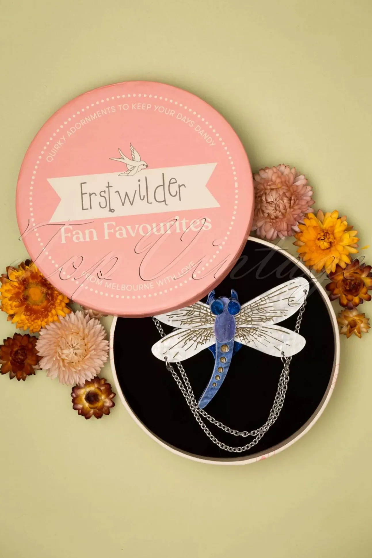 As The Dragon Flies Broche