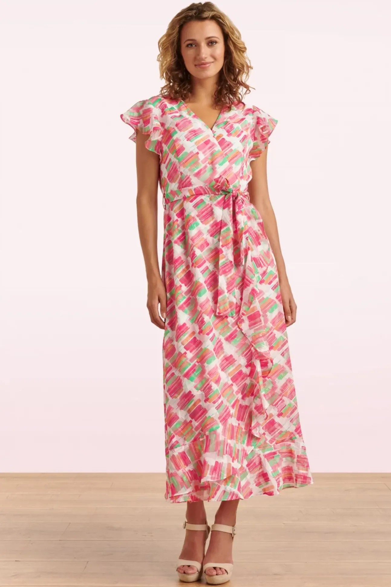 Babs Maxi Jurk In Multi
