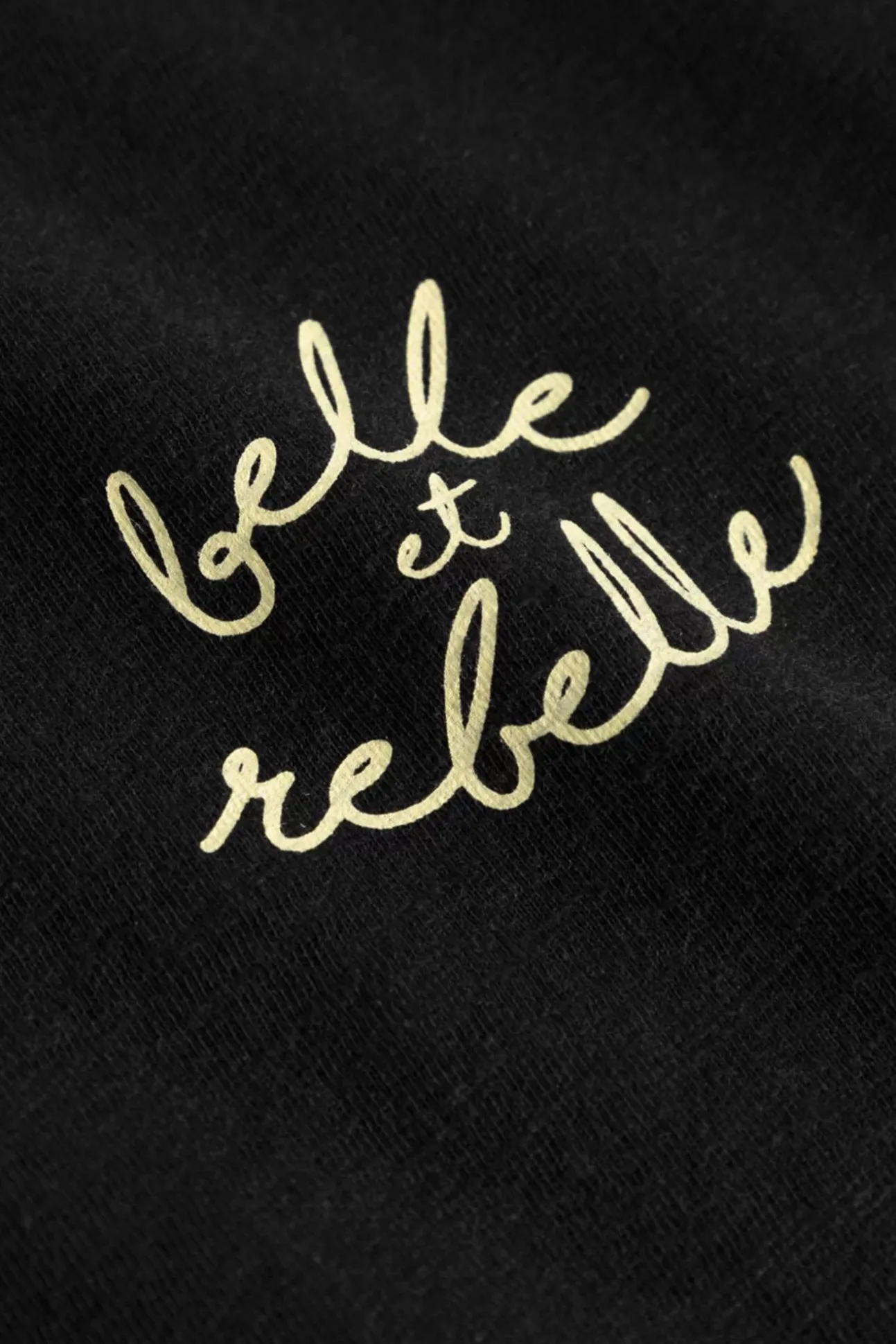 Belle Et Rebelle T-Shirt In Zwart