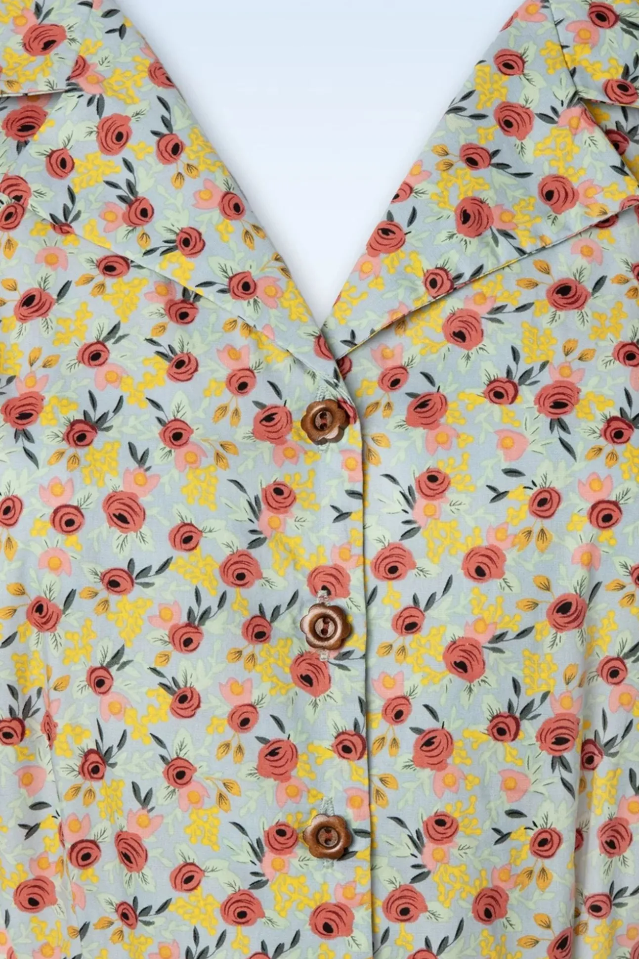 Blooming Swing Jurk In Blauw