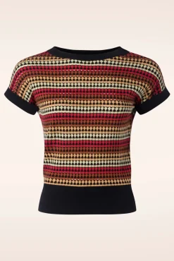 Boatneck Boyd Top In Zwart