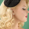 Candice-Hoed In Zwart