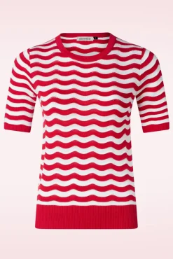 Catching Waves Jumper In Rood