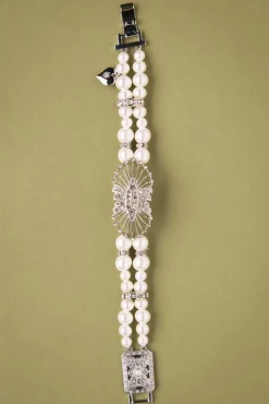 Deco Parel Armband In Ivoor