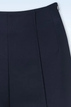 Diadora Wijde Pantalon In Marineblauw