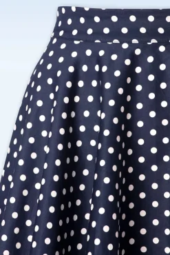 Dot Days Swing Rok In Navy