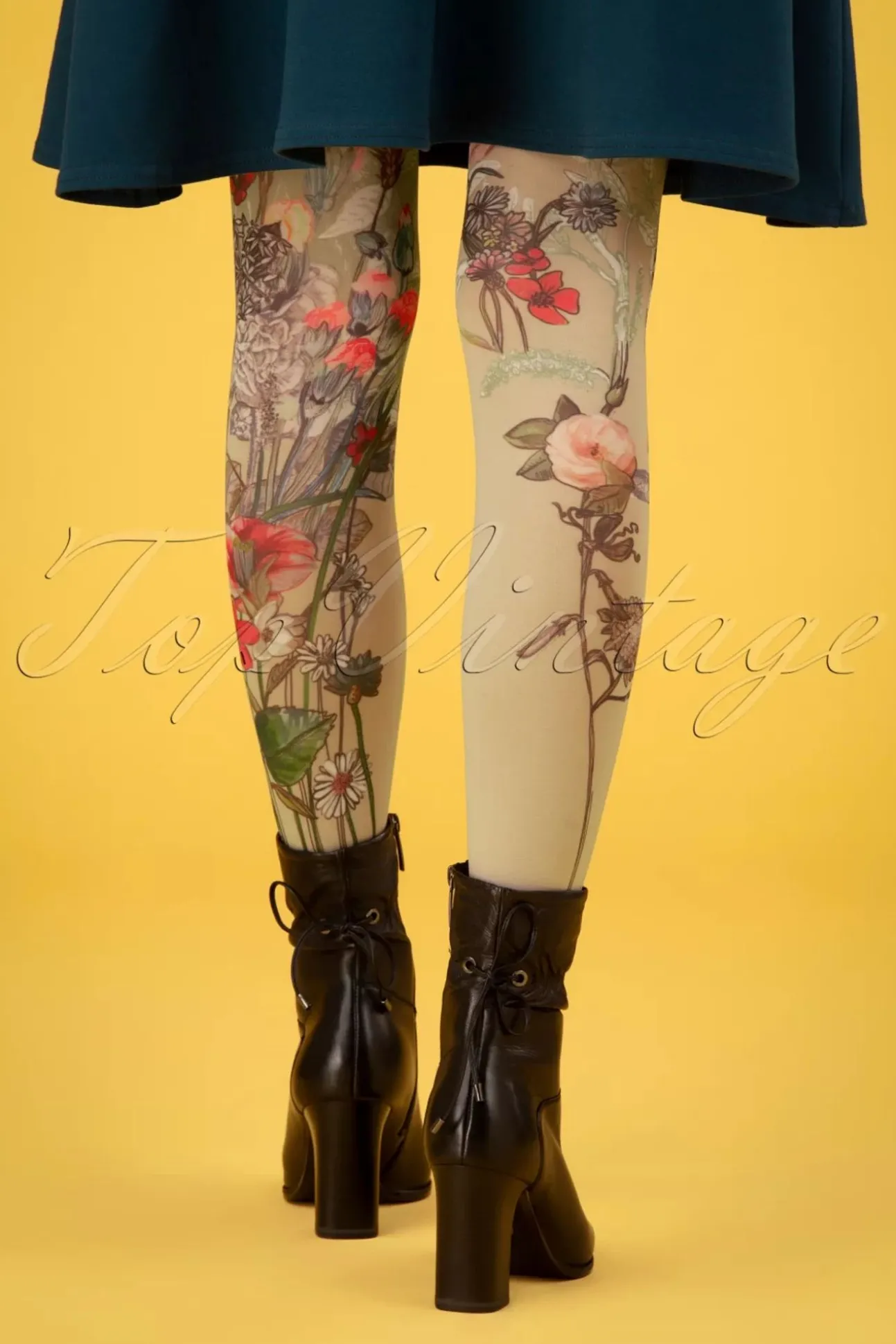 Dragees Panty In Beige En Groen