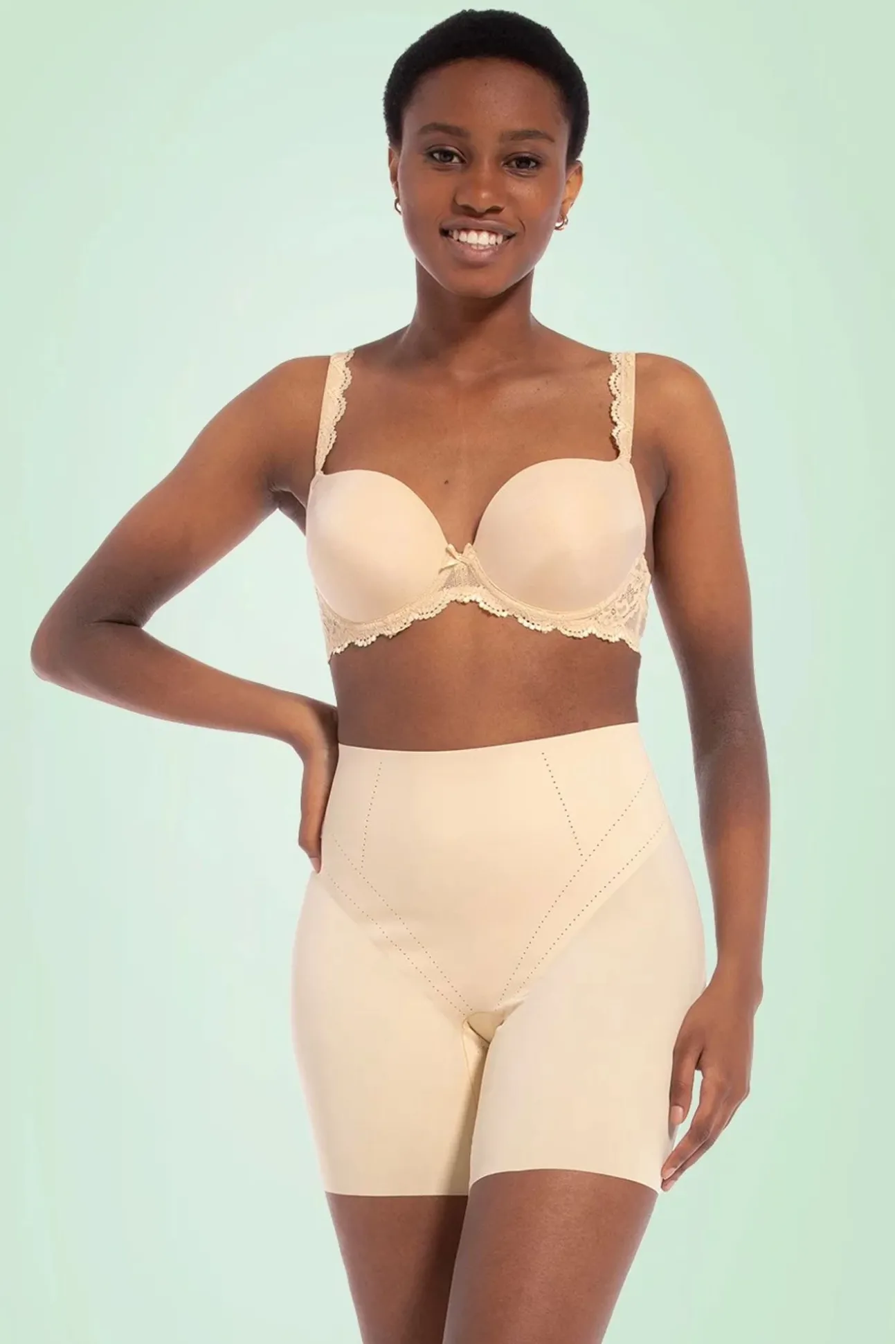 Dream Shaper Short In Latte