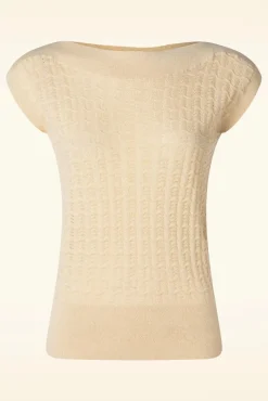Erin Palette Top In Creme