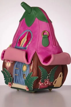Fairy Village Petal House Tas In Roze