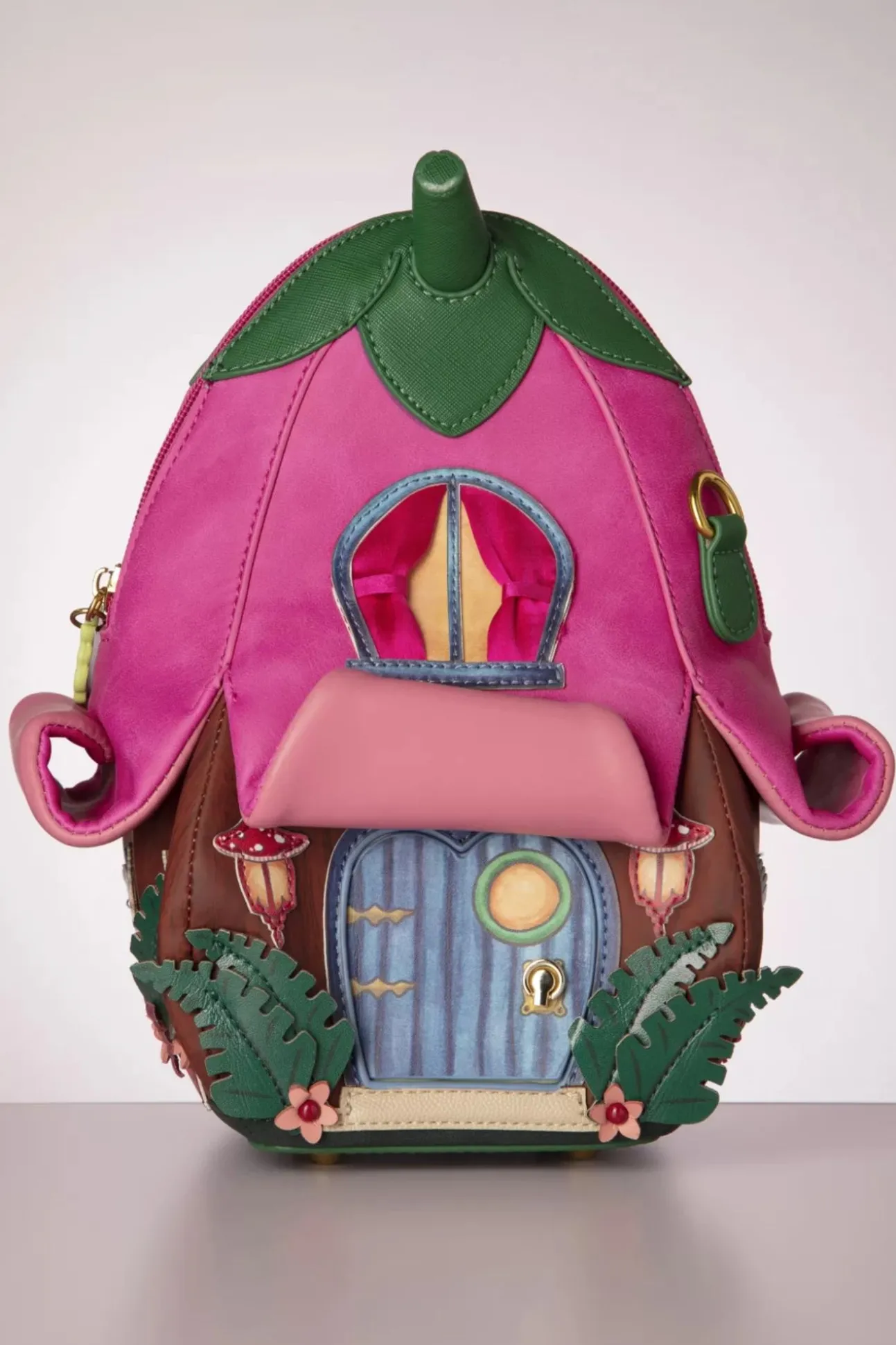 Fairy Village Petal House Tas In Roze