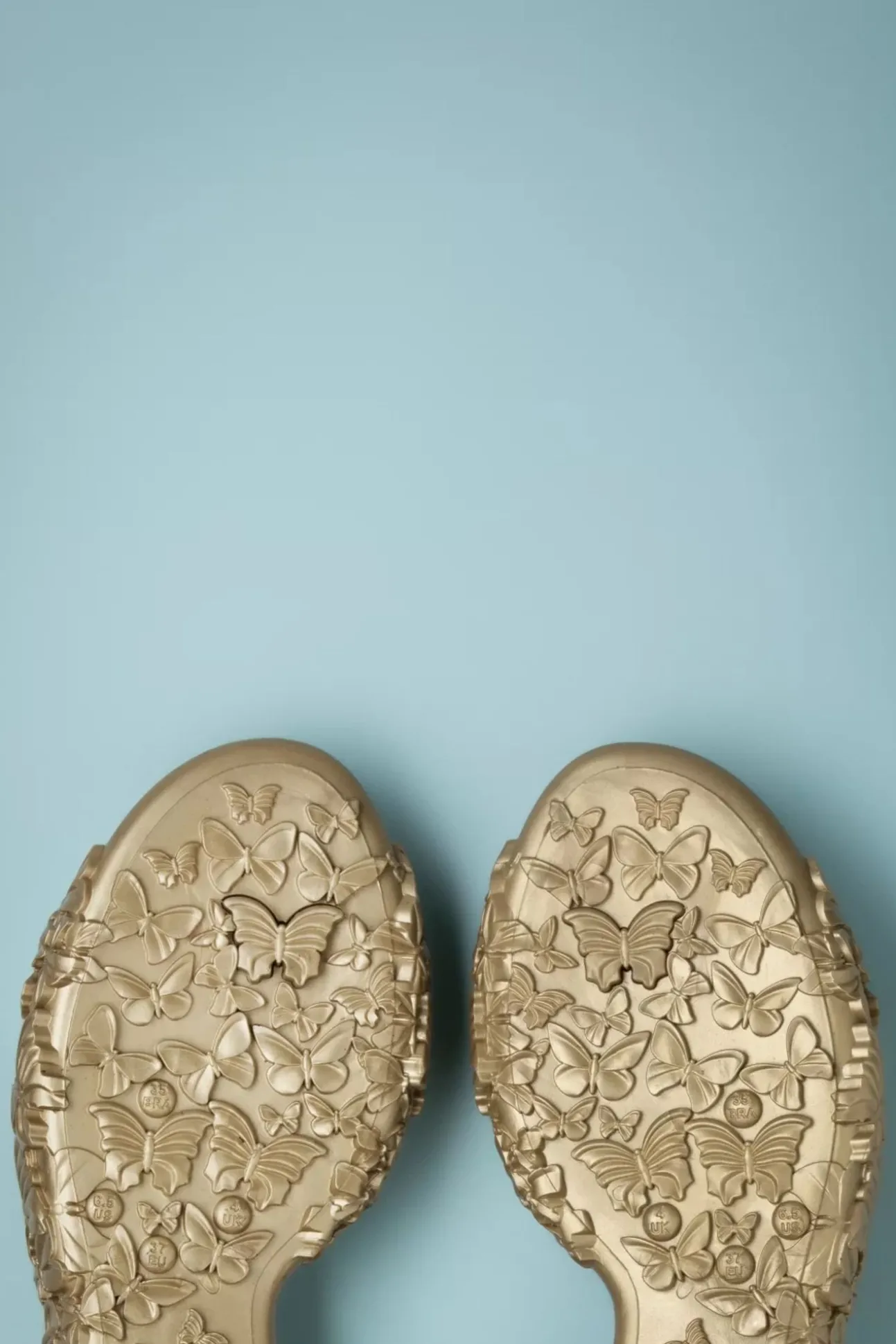 Flexi Butterfly Flipflop Sandalen In Goud