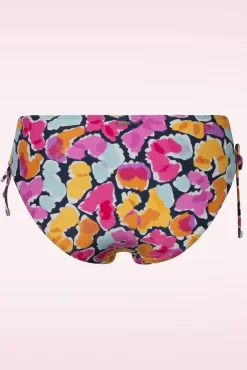 Flower Fantasy Bikinibroekje Met Hoge Taille In Multi