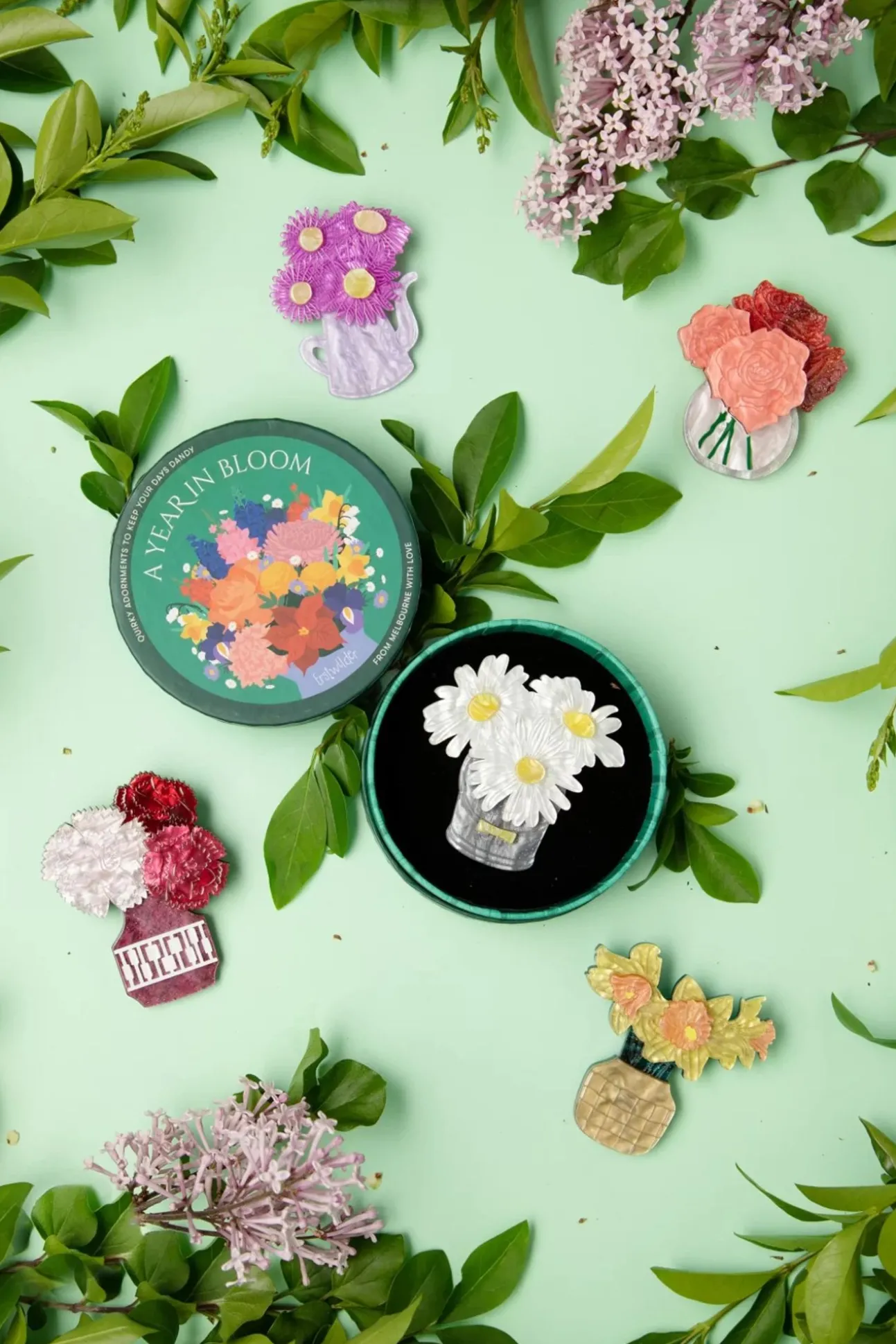 Garden Star Broche