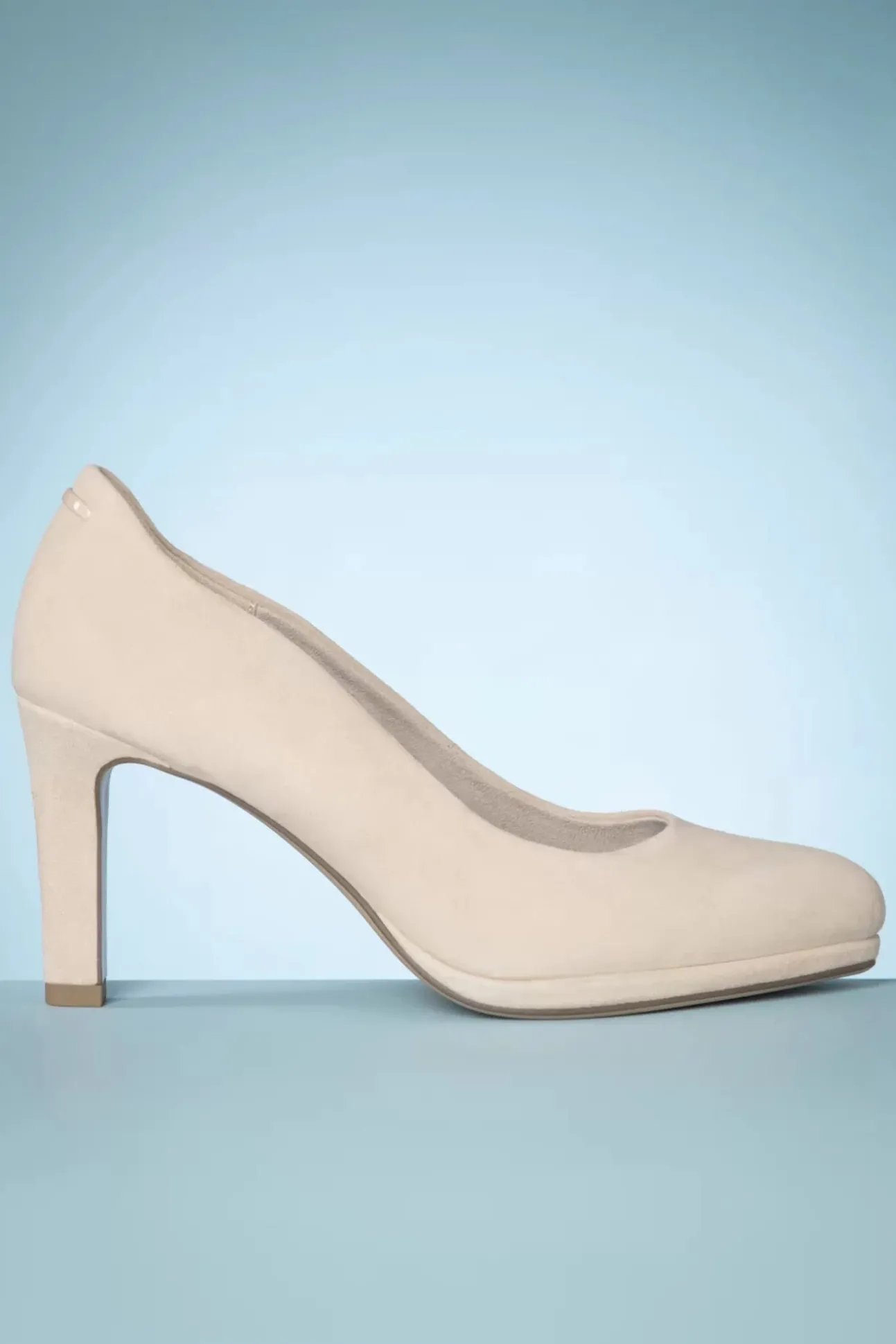 Grazia Suede Pumps In Havermelkbeige