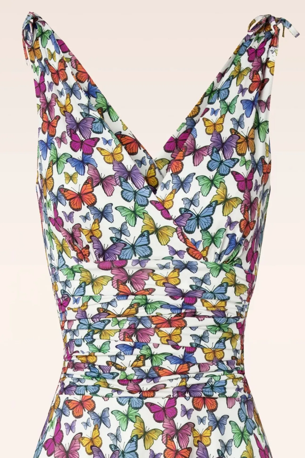 Grecian Vlinder Jurk In Multi