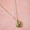 Hart Medaillon Halsketting In Goud