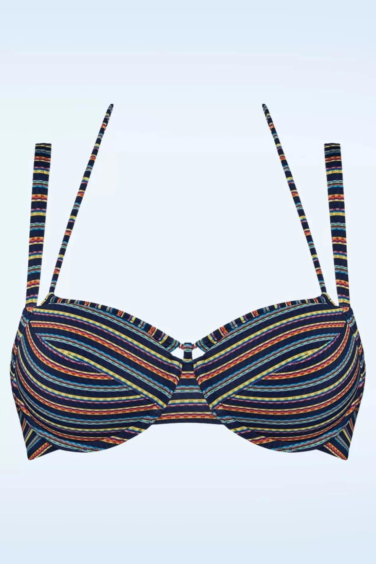 Holi Vintage Balcony Bikinitop In Multi