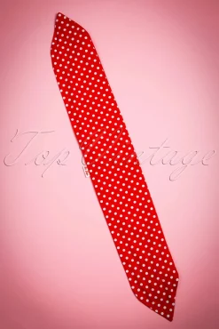 Ik Wil Polkadots In Mijn Haarsjaal In Rood