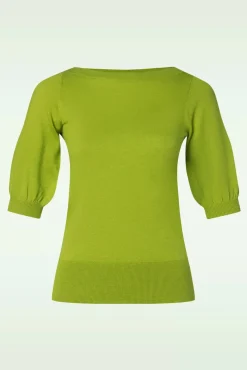 Ivy Cocoon Top In Limoen