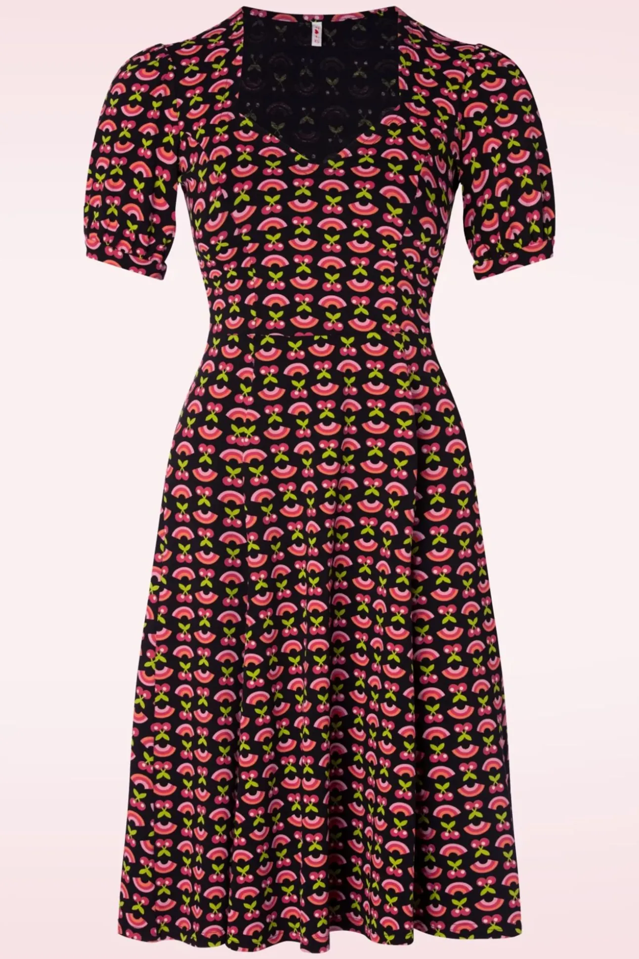 Joyful Heart Jurk In Tutti Frutti Rainbow Dance