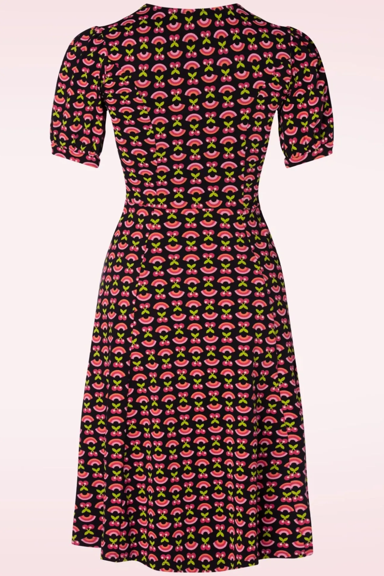 Joyful Heart Jurk In Tutti Frutti Rainbow Dance