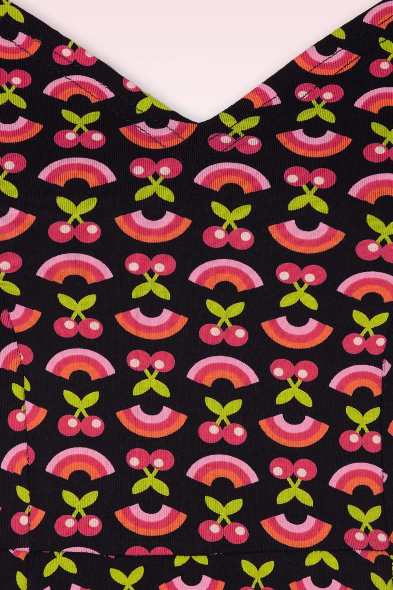 Joyful Heart Jurk In Tutti Frutti Rainbow Dance