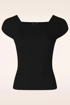 Kaylie Top In Zwart