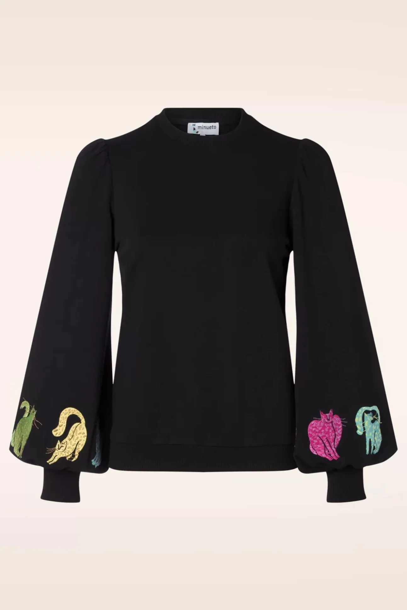 Kitty Sweatshirt In Zwart