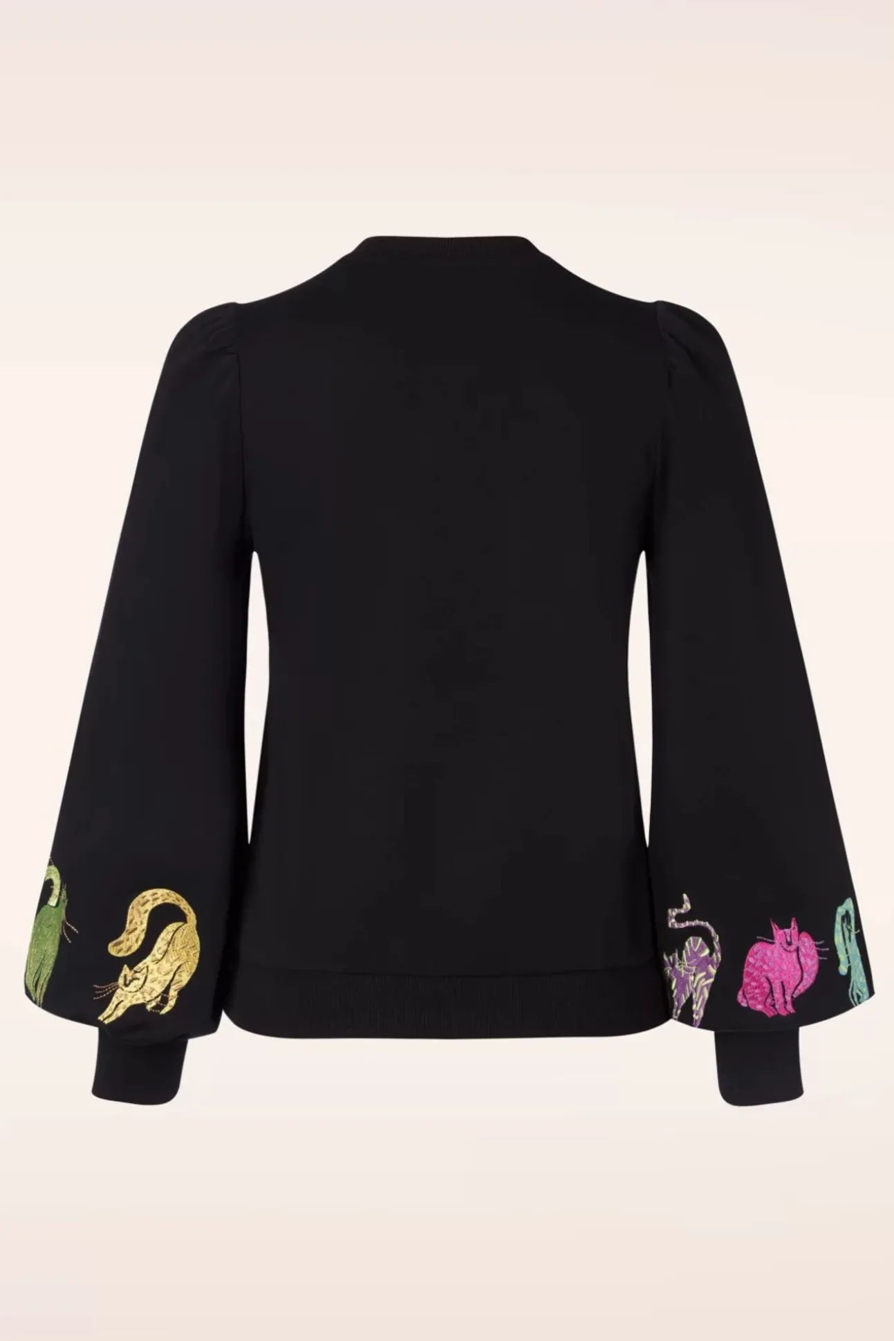 Kitty Sweatshirt In Zwart