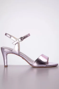 Lesly Sandaaltjes In Metallic Lavendel