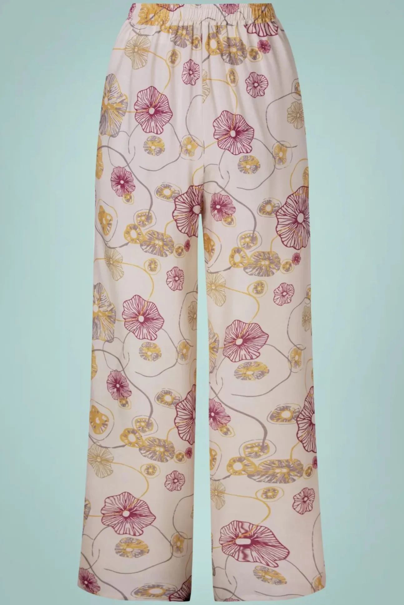 Lotus Wijde Broek In Gebroken Wit