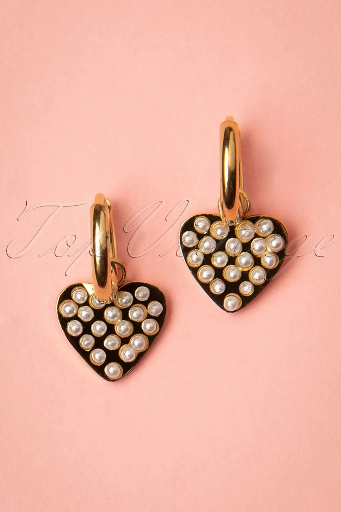 Love Pearl Oorbellen In Goud