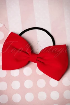 Lovestruck Haarband Met Strik In Rood