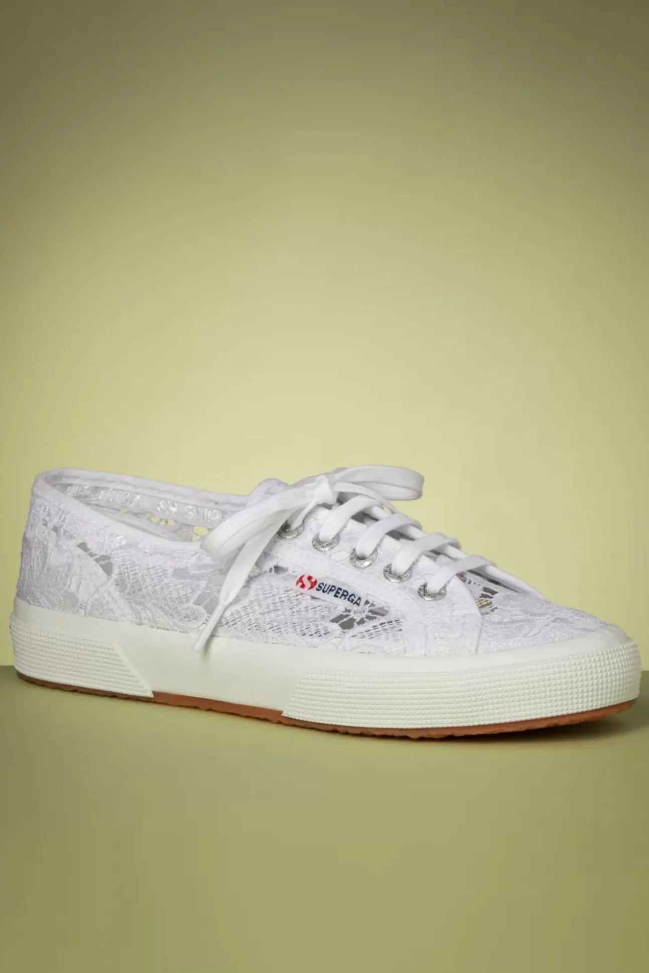 Macrame Sneakers In Wit