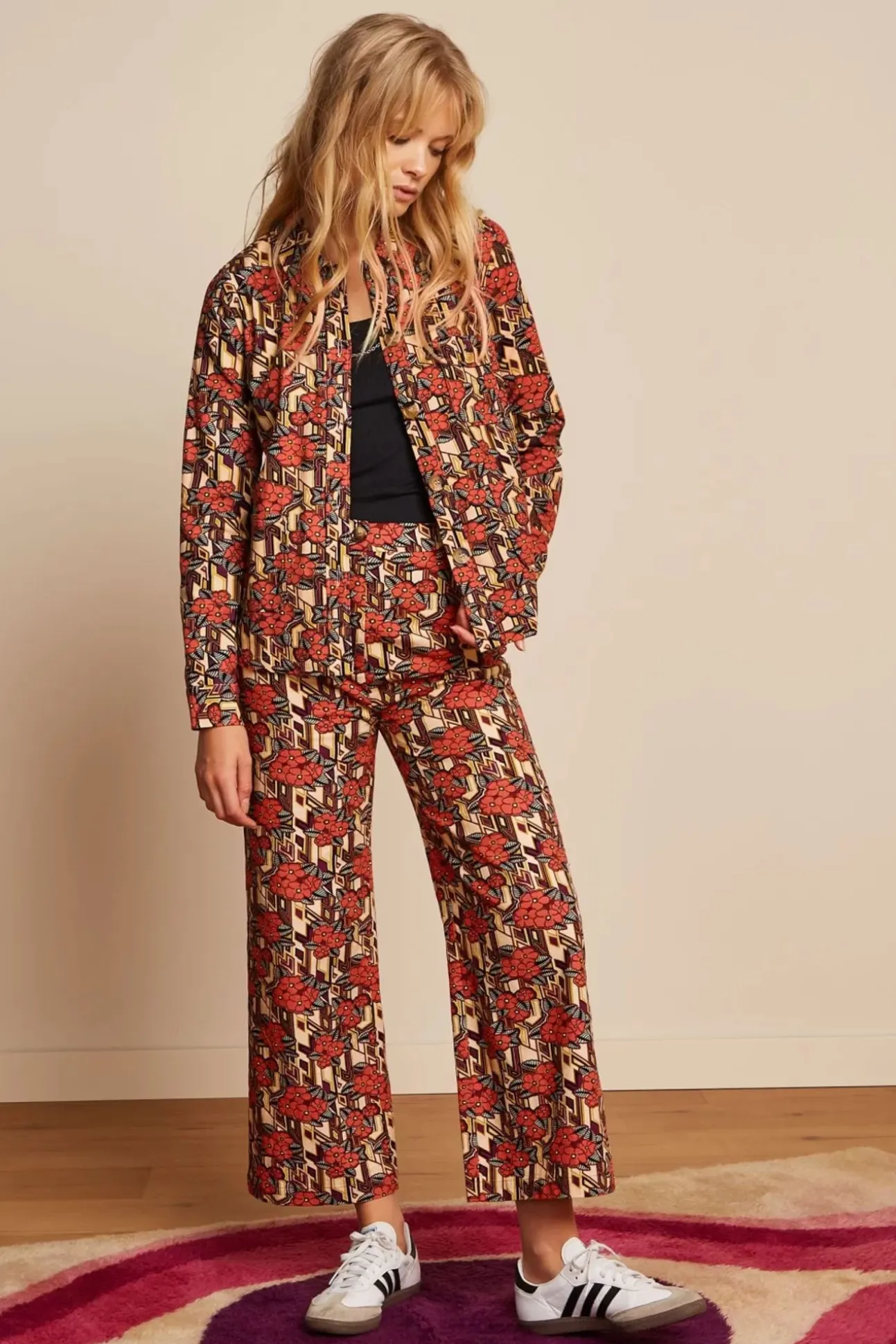 Marcie Cropped Broek Ryder In Marsepein