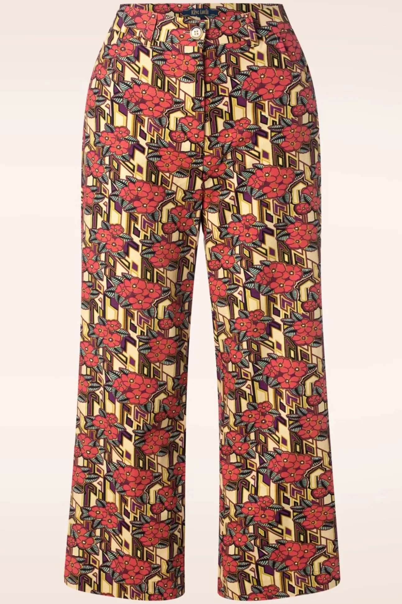 Marcie Cropped Broek Ryder In Marsepein