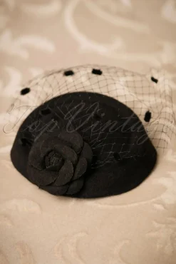 Marilyn Fascinator In Zwart