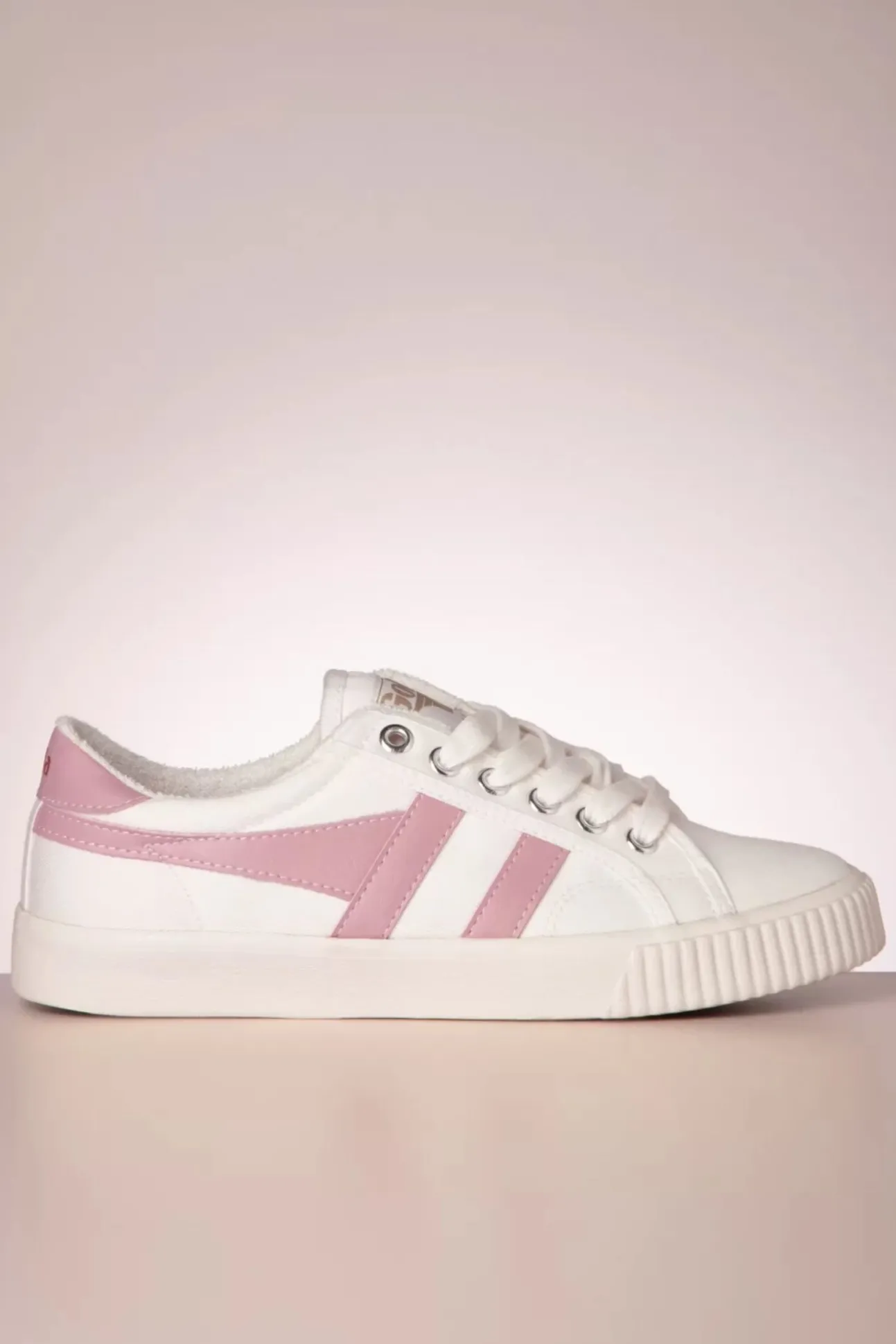 Mark Cox Tennis Sneakers In Gebroken Wit En Lichtroze