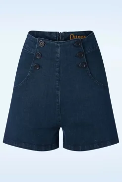 Marlyn Shorts In Donkerblauw