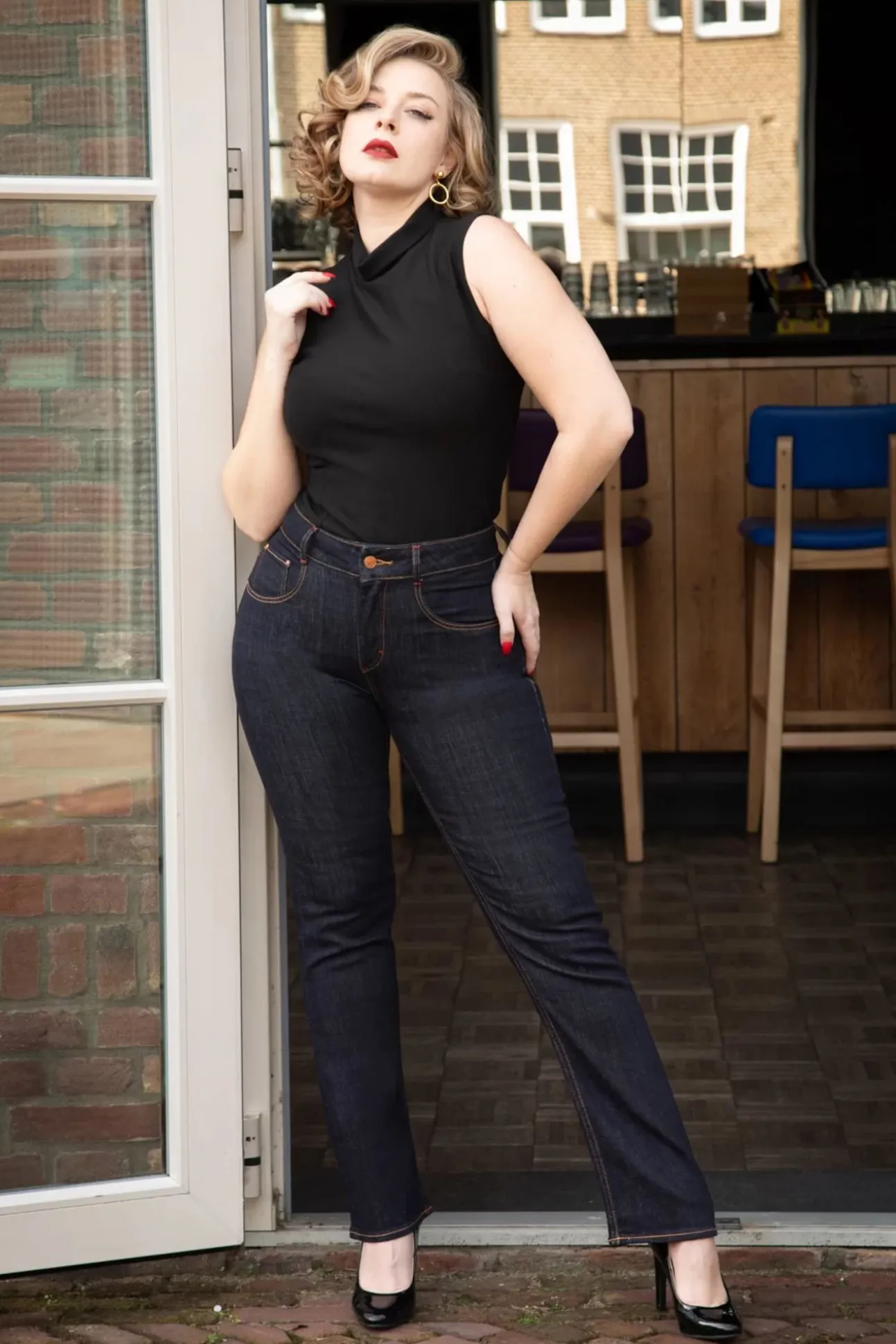 Mimi Jeans In Blauw