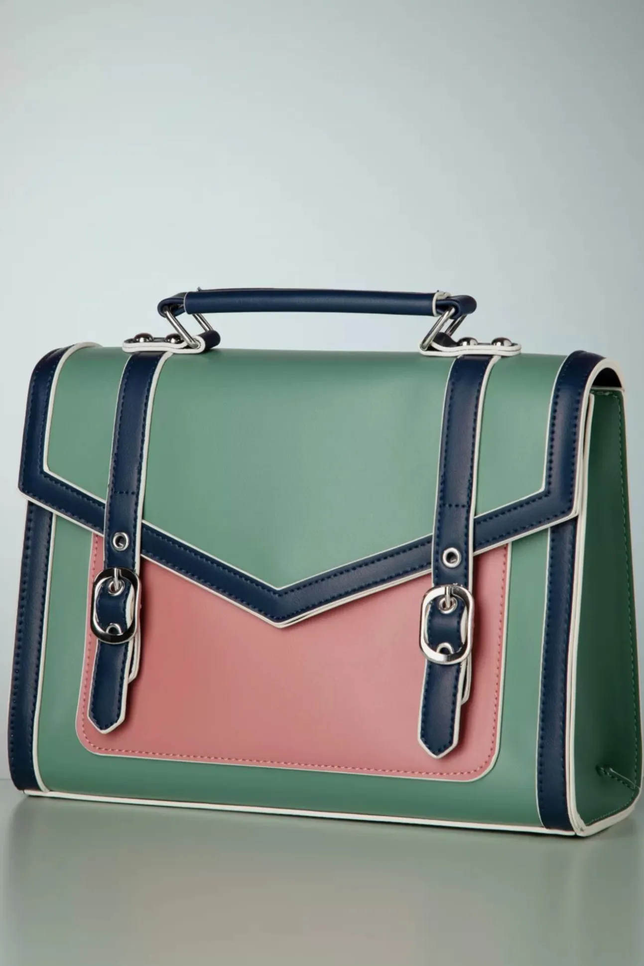 Mirabelle Messenger Schoudertas In Mint Turquoisegroen