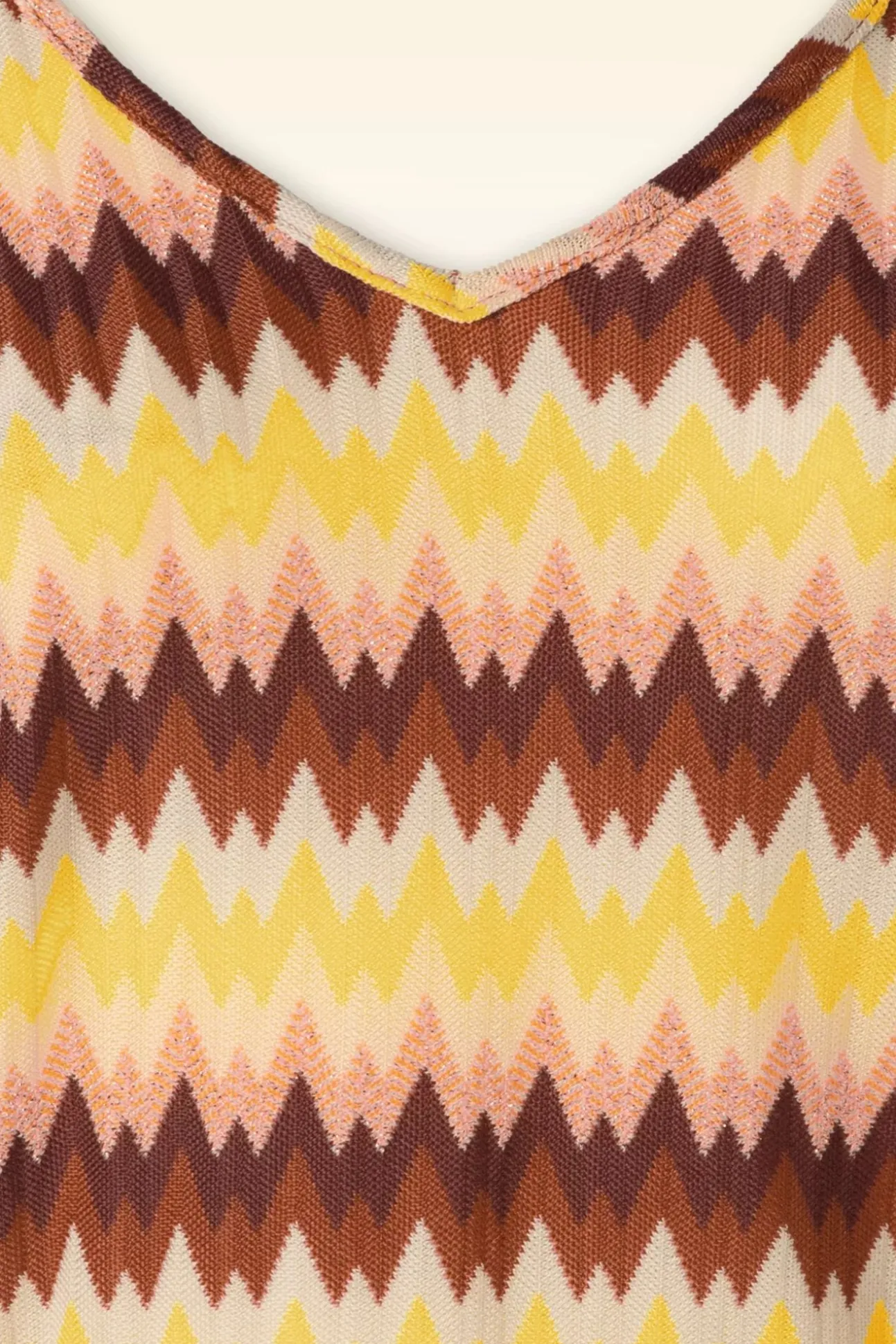 Nadya Maxi Jurk Carmine In Mock Oranje