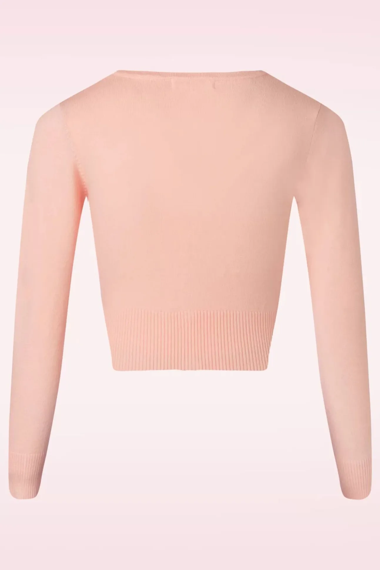 Nyla Cropped Vest In Poeder Roze