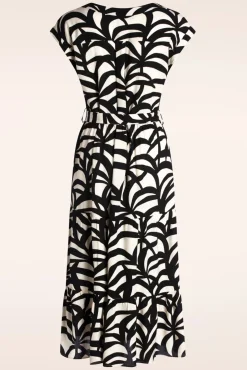Paloma Maxi Jurk In Zwart En Zand