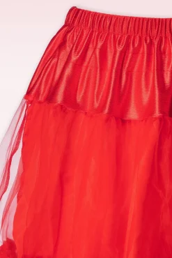 Polly Petticoat In Opvallend Rood