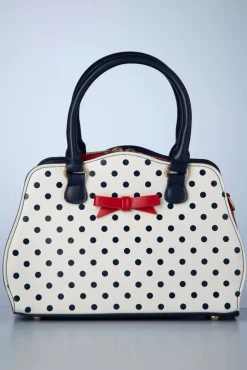 Poppy Polka Handtas In Wit