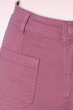 Ryann Broek In Zacht Bessen Roze